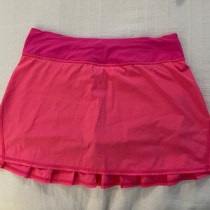 Lululemon Pink Pace Setter Skirt